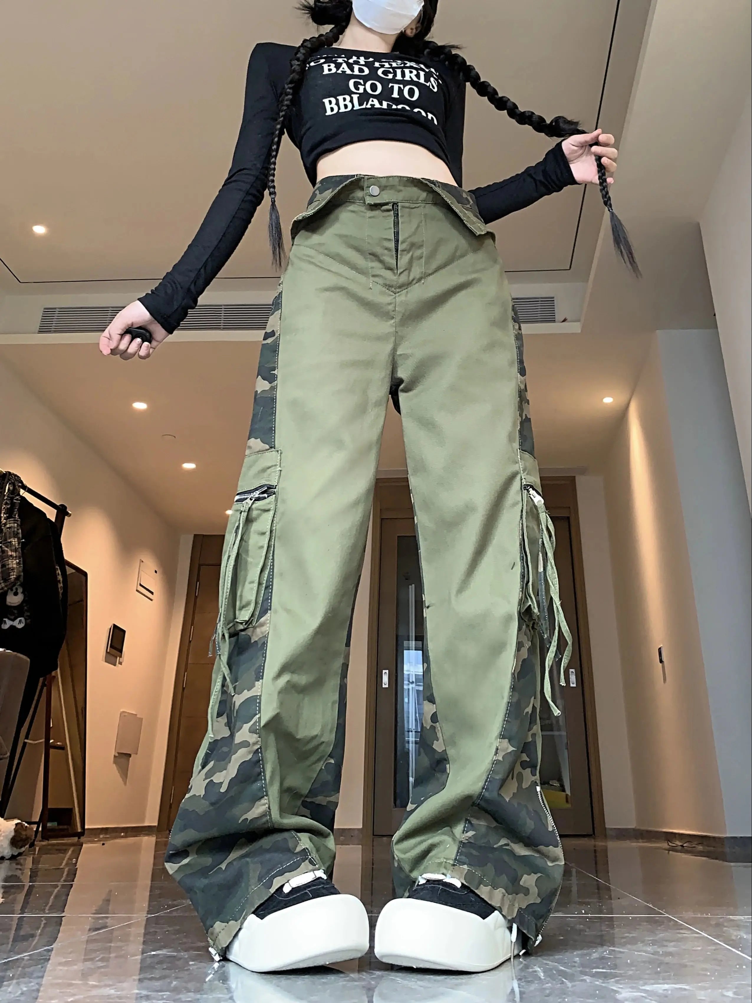 Camouflage Two-Piece Pants